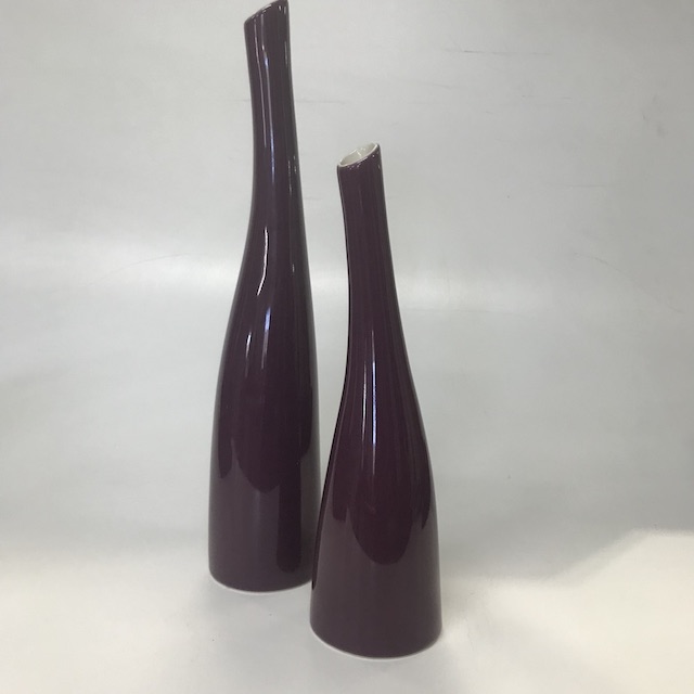DECOR (BOTTLE), Purple Ceramic